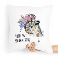 Poduszka Dla Zegarmistrza Najlepszy Zegarmistrz Z Nadrukiem Ze Zdjęciem