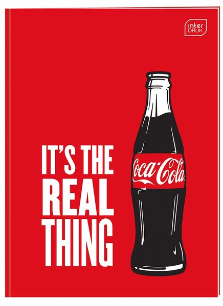 ZESZYT A4 32# MAT+UV COCA COLA INTERDRUK zdjęcie 1