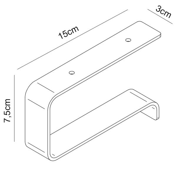 Uchwyt ścienny na papier toaletowy w stylu LOFT zdjęcie 6