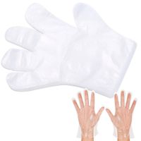 Rękawiczki jednorazowe mocne uniwersalne rękawice foliowe zrywki 100szt