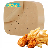 WKŁAD PAPIEROWY DO FRYTKOWNICY BEZTŁUSZCZOWEJ DO PIECZENIA AIR FRYER 400szt