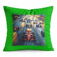 PODUSZKA ZIELONA PREZENT - BOLID F1 WYŚCIGI SPORT