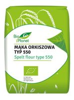 Bio Planet Mąka Orkiszowa Jasna Typ 550 BIO 1 kg