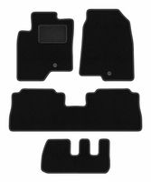 Dywaniki welurowe do: Chevrolet Captiva 2006-2017 7-osobowy czarne
