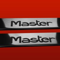 Listwa progowa RENAULT MASTER MK2 Stal nierdzewna 304 połysk 2szt