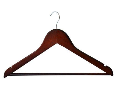 Wieszak drewniany RONDO komplet 5 szt ciemny brąz na Arena.pl