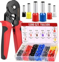 ZACISKARKA DO TULEJEK KONEKTORÓW PRZEWODÓW PRASKA 0.25-10mm² + 1200 SZT