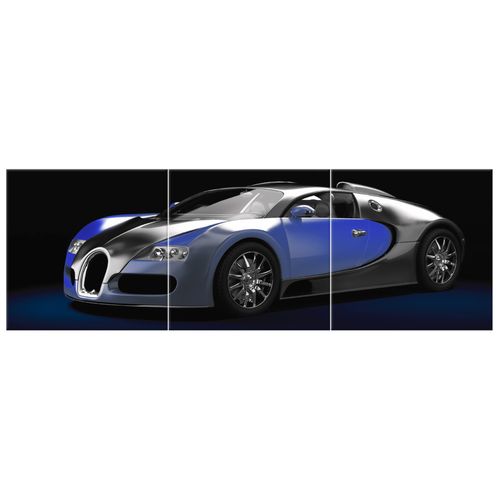 Obraz Drukowany 150X50 Błękitne Bugatti Veyron na Arena.pl