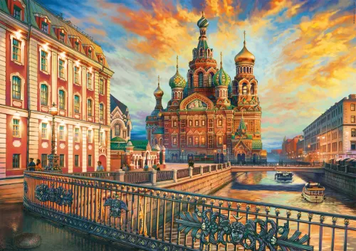Puzzle 1500 elementów. Sankt Petersburg, Rosja na Arena.pl