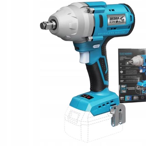 DEDRA KLUCZ UDAROWY 18V AKUMULATOROWY 1/2" 600Nm BEZSZCZOTKOWY DED7157 na Arena.pl