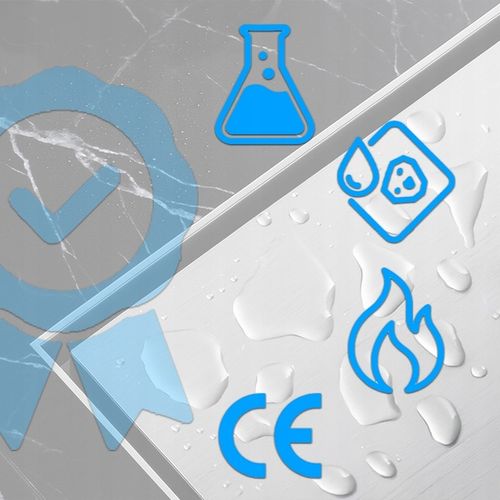 ODPŁYW LINIOWY KWADRATOWY 15x15 CM INOX OBROTOWY NISKI SYFON 360 DL07 FIX na Arena.pl