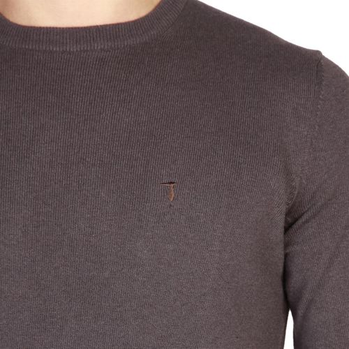 Trussardi sweter męski brązowy L na Arena.pl