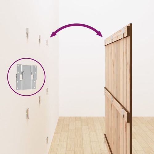 Wezgłowie łóżka, miodowy brąz, 166x3x110 cm, drewno sosnowe na Arena.pl