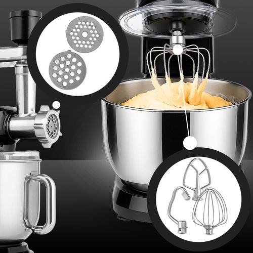 ROBOT KUCHENNY PLANETARNY Z MISĄ BLENDER MASZYNKA DO MIĘSA MIKSER 5w1 na Arena.pl