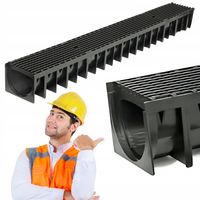 Odwodnienie liniowe korytko A15 100 cm ForU70 odpływ tworzywo AXHELL