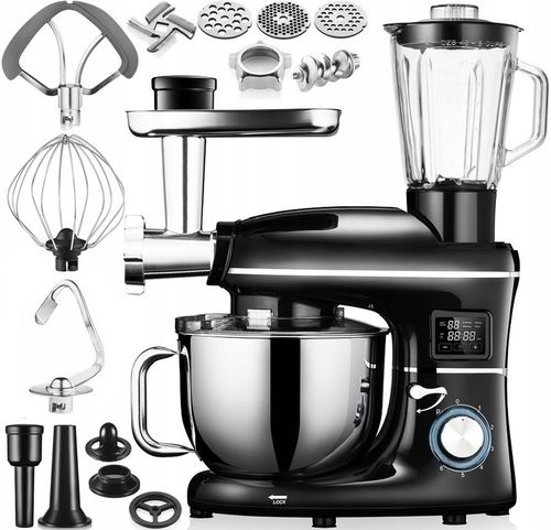 ROBOT KUCHENNY PLANETARNY MIKSER KERCH ROTARY PODGRZEWANA MISA BLACK 6,2L na Arena.pl