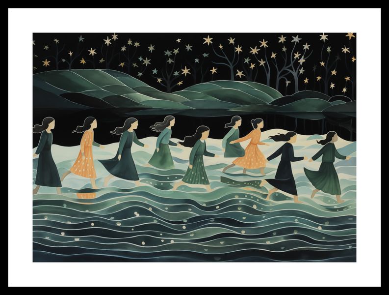 Plakat 42x29,7cm Nocna Procesja zdjęcie 3