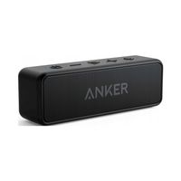 2X GŁOŚNIK PRZENOŚNY ANKER SOUNDCORE 2 IPX7 BLUETOOTH BLACK CZARNY