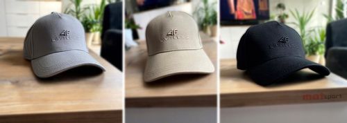 4F MĘSKA SPORTOWA CZAPKA Z DASZKIEM BEJSBOLÓWKA LIMITLESS BEŻ M na Arena.pl