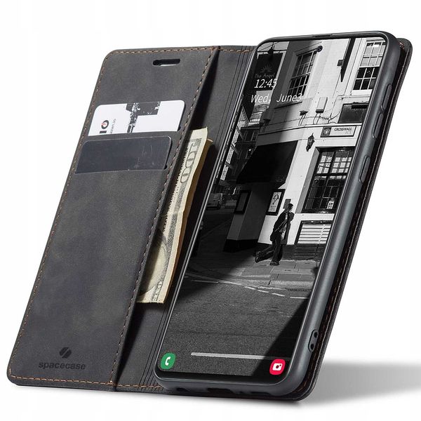 Spacecase Wallet Galaxy A51 Black zdjęcie 1
