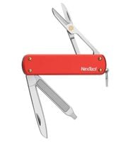 Nóż wielofunkcyjny NexTool Mini Pocket Knife NE0142 4w1 czerwony