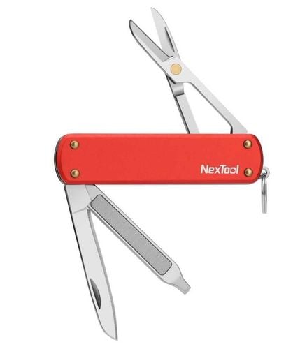 Nóż wielofunkcyjny NexTool Mini Pocket Knife NE0142 4w1 czerwony na Arena.pl