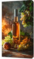 Obraz 50x90cm Bursztynowe Wino