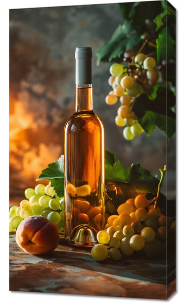 Obraz 50x90cm Bursztynowe Wino zdjęcie 1