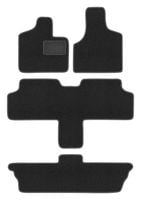 Dywaniki welurowe LUX Chrysler Voyager III 2001-2007 7-os. grafit