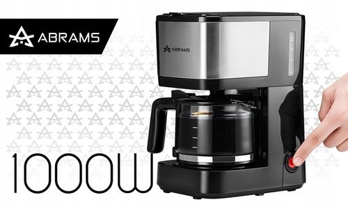 EKSPRES DO KAWY PRZELEWOWY 800ML 1000W BLOKADA KAPANIA PODTRZYMANIE TEMP na Arena.pl