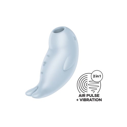 Ssący masażer do Łechtaczki Satisfyer Seal You Soon Niebieski na Arena.pl