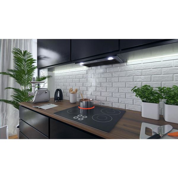 Okap kuchenny podszafkowy 52 cm czarny BE-50 zdjęcie 6