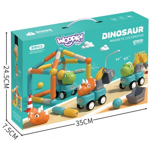 DLA DZIECI  KLOCKI  MAGNETYCZNE DINOZAURY na Arena.pl