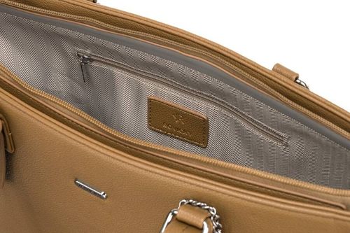 shopperka damska ze skóry ekologicznej z dodatkową portmonetką - rovicky na Arena.pl