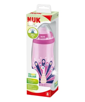 NUK BIDON SPORTOWA BUTELKA BPA FREE DLA DZIECI MIĘKKI USTNIK 450 ML