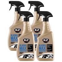 Odmrażacz szyb samochodowych płyn odmrażania spray K2 Alaska 700ml x4