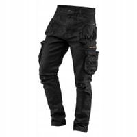 NEO SPODNIE ROBOCZE DŁUGIE JEANS DENIM CZARNE 3XL 5 KIESZENI 81-233-XXXL