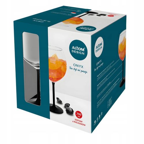 ONYX KOMPLET DUŻYCH KIELISZKÓW DO DO APEROL SPRITZ WINA 700 ML 4szt na Arena.pl