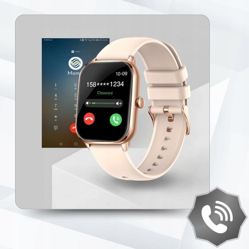 SMARTWATCH DAMSKI ZEGAREK PL MENU POWIADOMIENIA ROZMOWY SMART WATCH na Arena.pl
