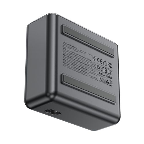 Stacja zasilania ładowarka PD 218W GaN z 4 portami 3x USB-C + USB-A szary na Arena.pl