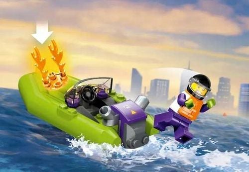 60373 - lego city - łódź strażacka na Arena.pl