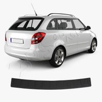 ŠKODA FABIA 3 SW 2014> - Listwa Czarna ABS Nakładka Zderzak Tylni