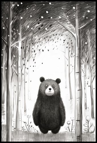 Plakat 67,5x100cm Ciekawski Miś na Arena.pl