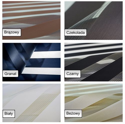 ROLETA DZIEŃ NOC 95x150 CM Z NAPINACZEM KOLORY na Arena.pl