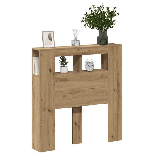 Wezgłowie łóżka z LED, dąb artisan, 100x18,5x103,5 cm na Arena.pl