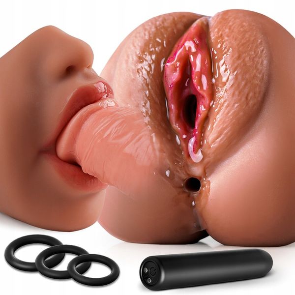 Męski masturbator Pochwą Ustą Odbytem i wibratorem zdjęcie 4