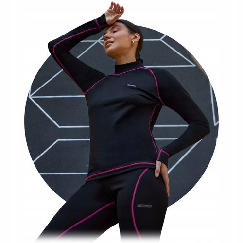 Koszulka Termoaktywna Damska M L Bielizna Odzież Termiczna Bluzka Bluza Róż na Arena.pl