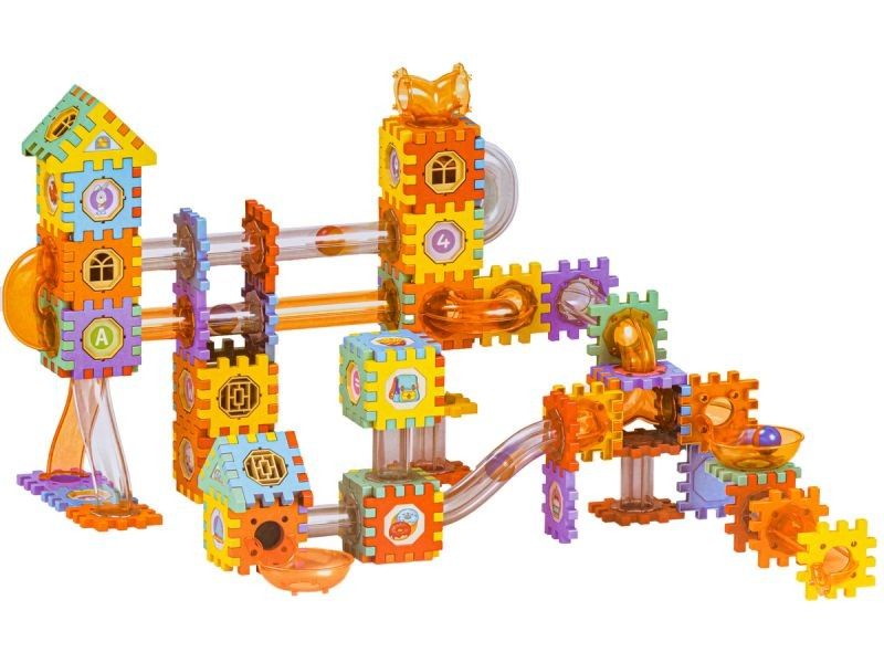 Klocki Konstrukcyjne, Tor Kulkowy Dla Kulek 226 Elementów Kulodrom zdjęcie 3