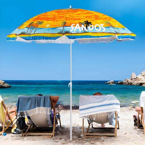 Parasol plażowy ogrodowy + stojak na Arena.pl