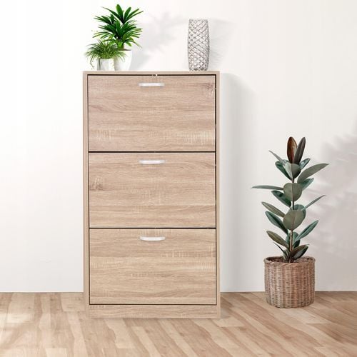 szafka na buty regał 3 komory obuwie komoda pojemna do przedpokoju regał na Arena.pl